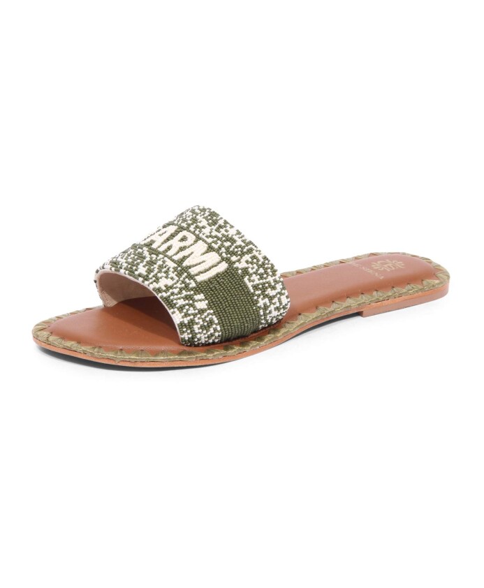 sandalette-militaire-perles-vertes