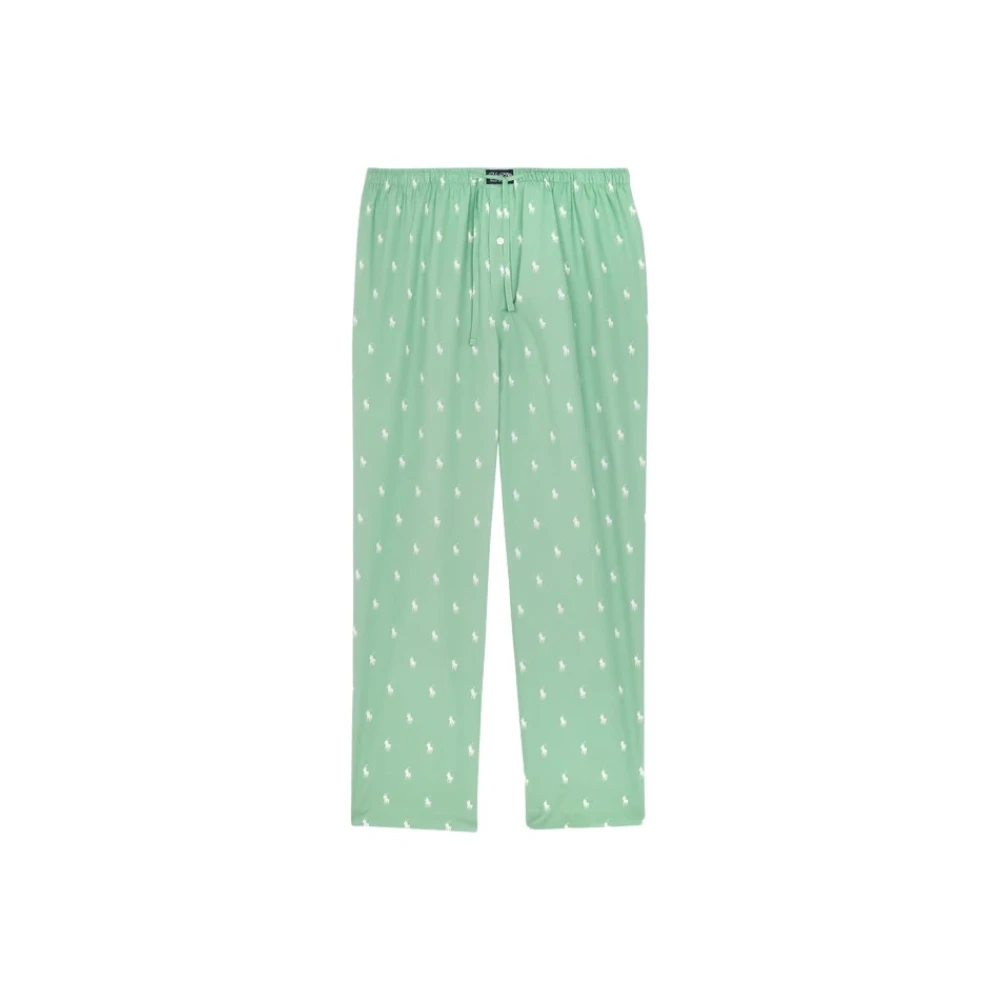 Polo Ralph Lauren Groene Katoenen Regular Fit Broek Green Heren