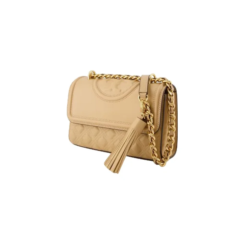 TORY BURCH Leather shoulder-bags Beige Dames