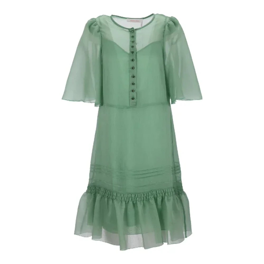 Chloé Cotton dresses Green Dames
