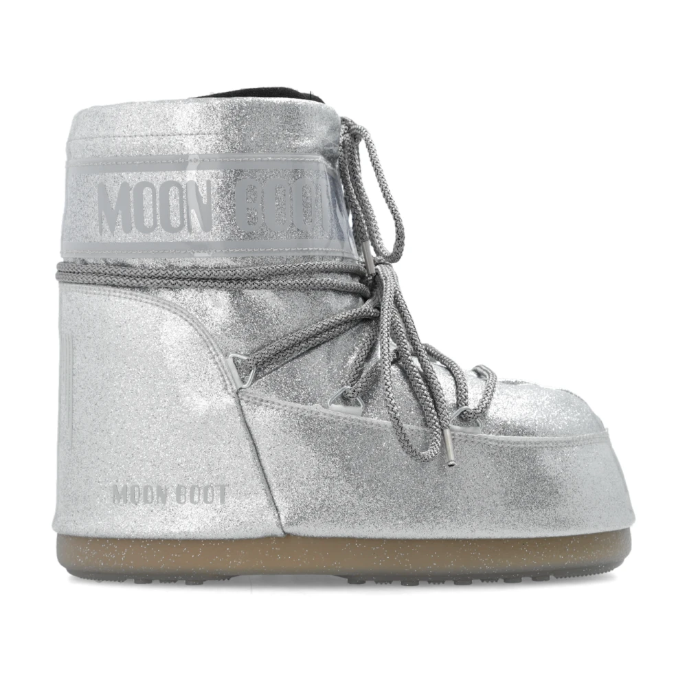 Moon boot Icon Glitter sneeuwlaarzen Gray Dames