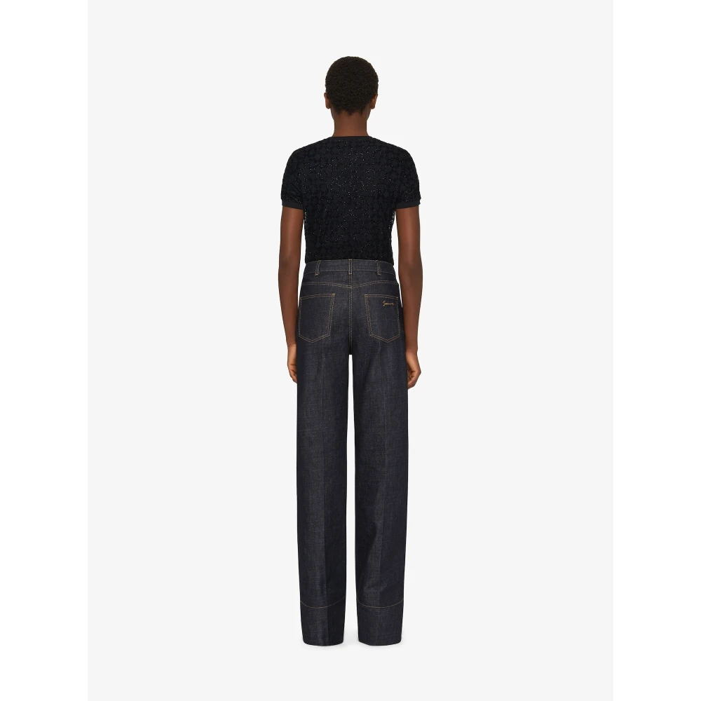 Givenchy Zwart T-shirt met Monogram 72 motief Black Dames