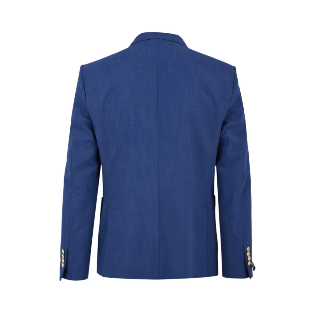 Daniele Alessandrini Polyester Blazer Verhoog Stijl Blauw Gelegenheid Blue Heren