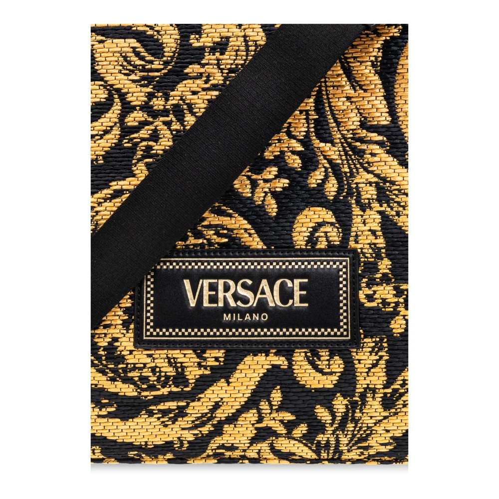 Versace Tas Athena Medium Black Dames