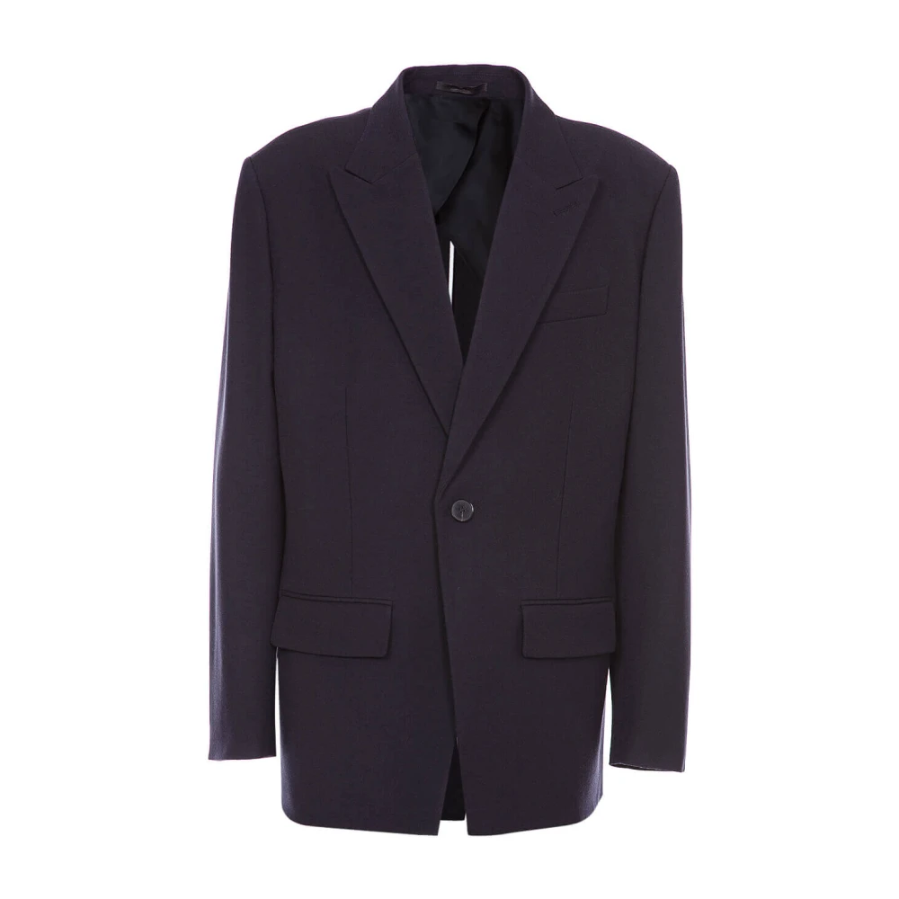 Valentino Garavani Blue Blazers, Male, L, Stylish Jacket