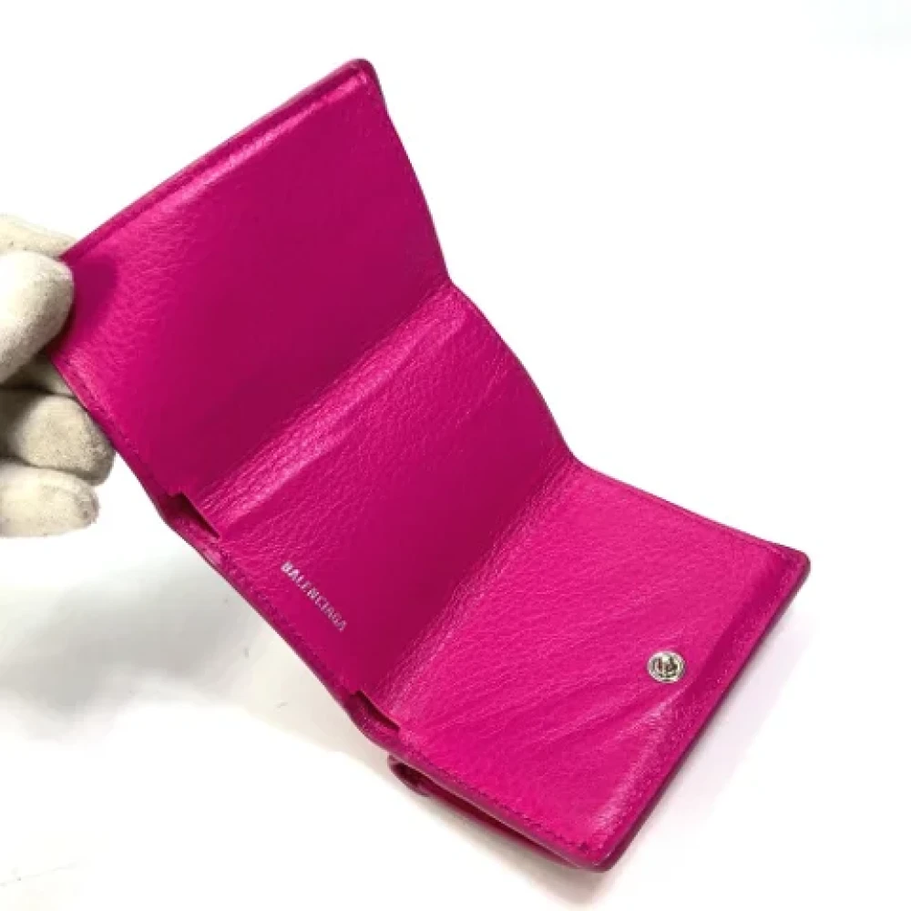 Balenciaga Vintage Pre-owned Leather wallets Pink Dames