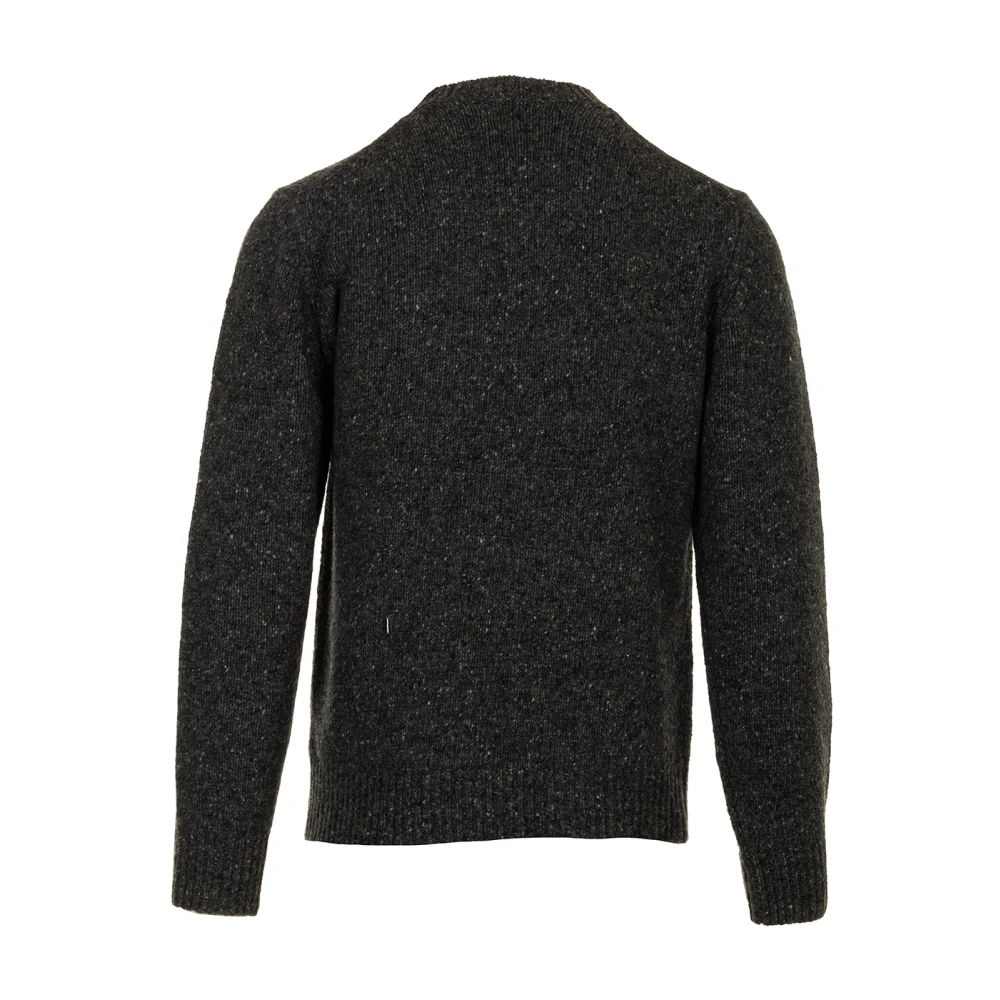 Hartford Donegal Crew Neck Sweaters Black Heren