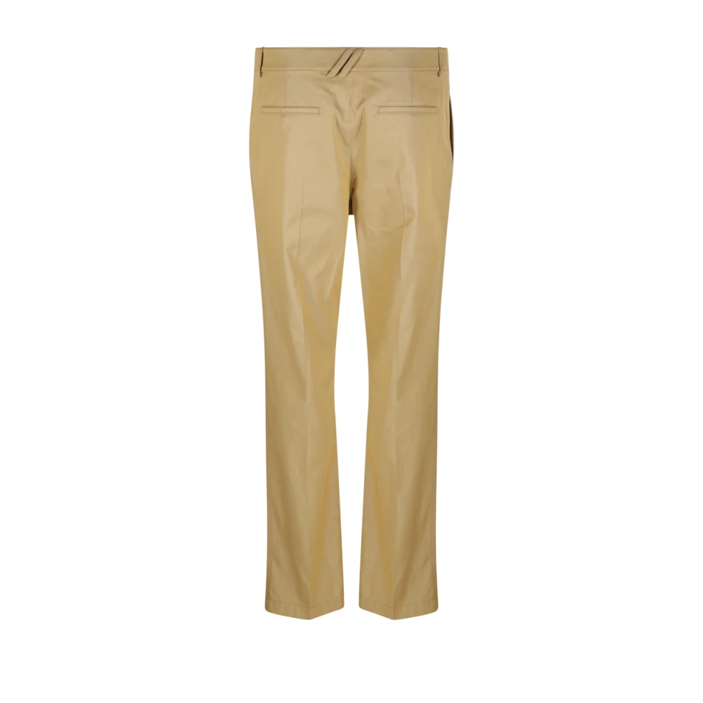 Burberry Moderne wollen sigarettenbroek Brown Heren