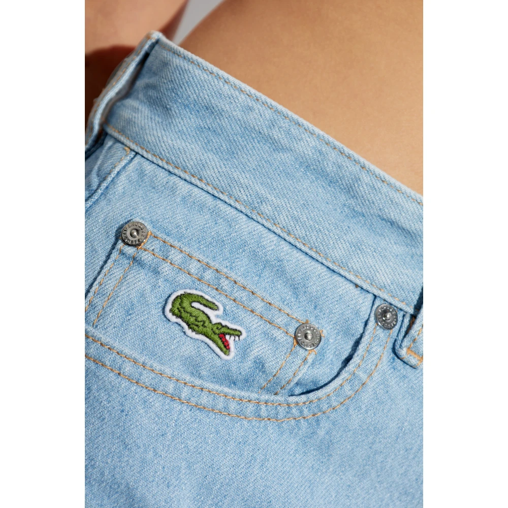 Lacoste Jeans met logo Blue Dames