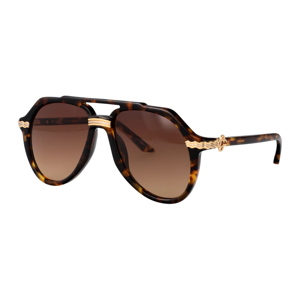 Casablanca Unisex Brown Rajio Sunglasses For Stylish Sun Protection - Sunglasses - 56 Mm - Accessories