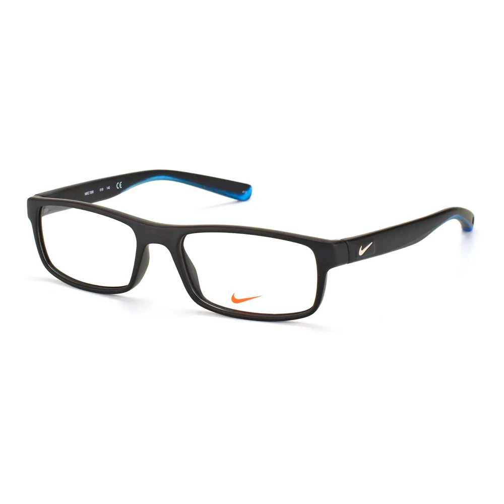 Nike Unisex Black Blue Eyewear Frames - Glasses - 53 Mm - Accessories