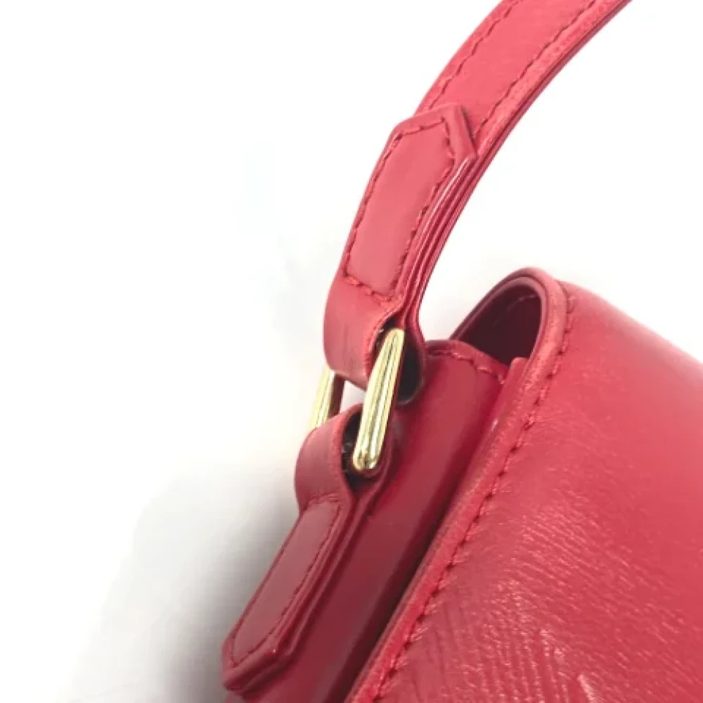 Louis Vuitton Vintage Pre-owned Leather wallets Red Dames