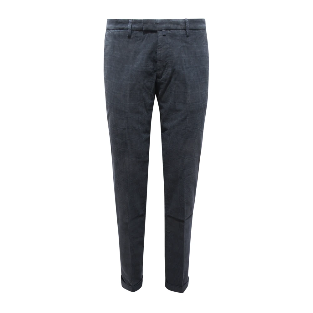Briglia Blue Slim Trousers Made In Italy - Male - Slim-Fit Trousers - 2XL - Trousers