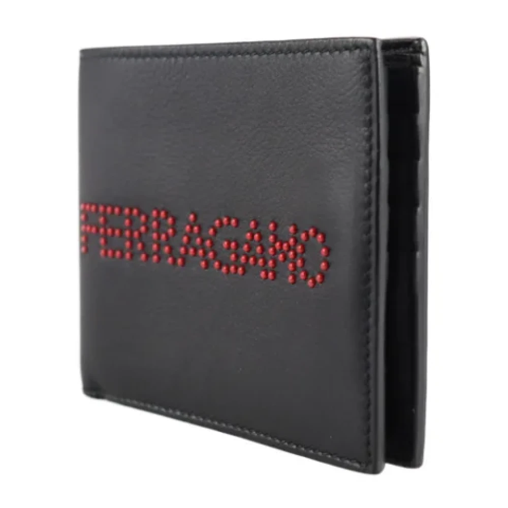 Salvatore Ferragamo Pre-owned Leather wallets Black Dames