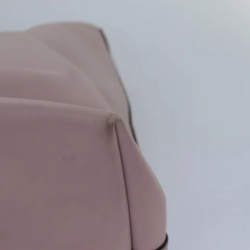Prada Vintage Pre-owned Leather totes Pink Dames