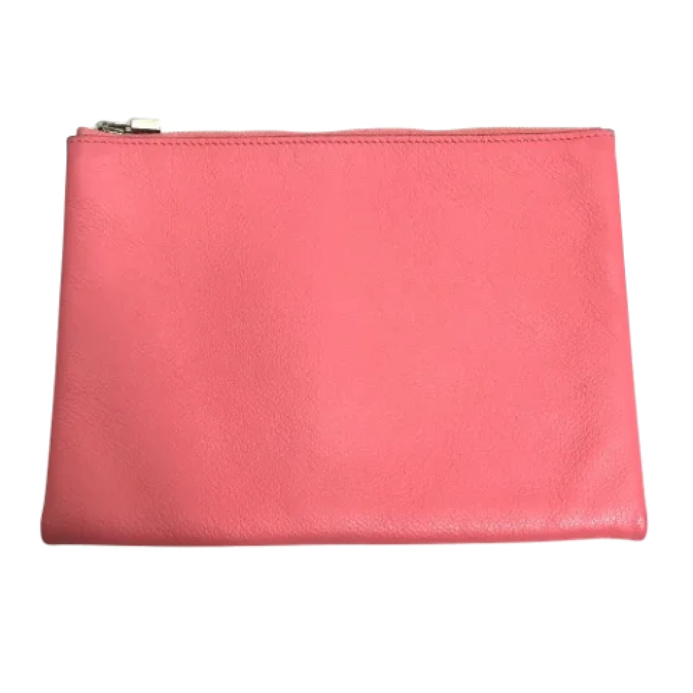 Hermès Vintage Pre-owned Leather pouches Pink Dames