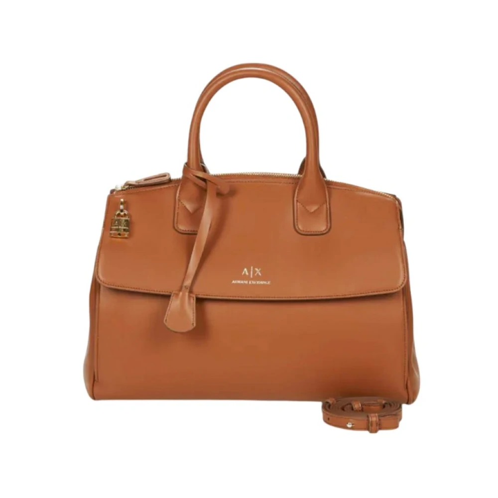 Armani Exchange Snygg Kvinna Tote Väska Brown, Dam