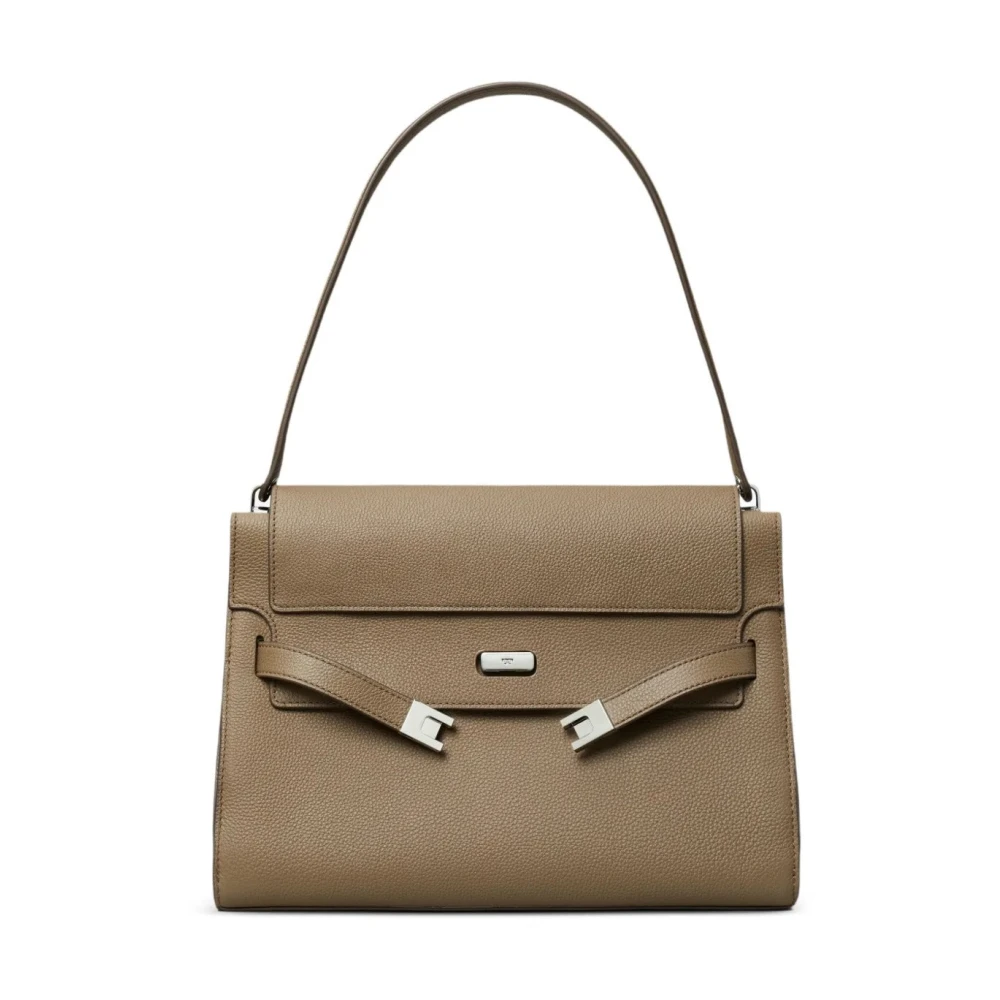 Tory Burch Women's Brown Large Lee Radziwill Shoulder Bag