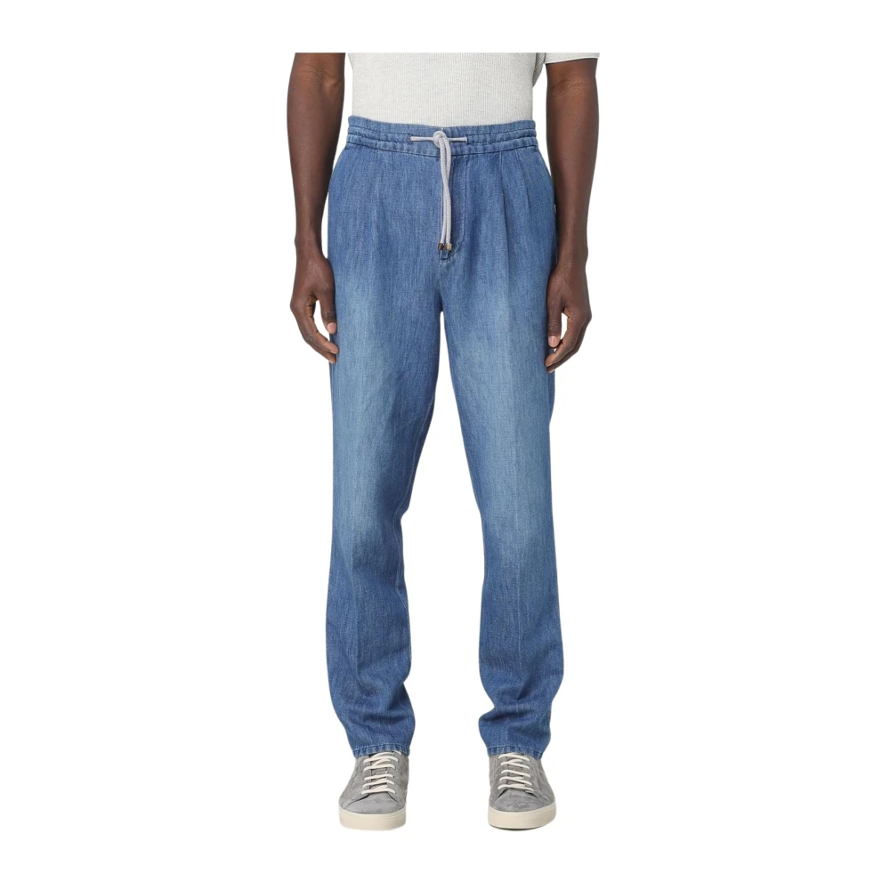 Trousers > Slim-fit Trousers - - Brunello Cucinelli - Modalova