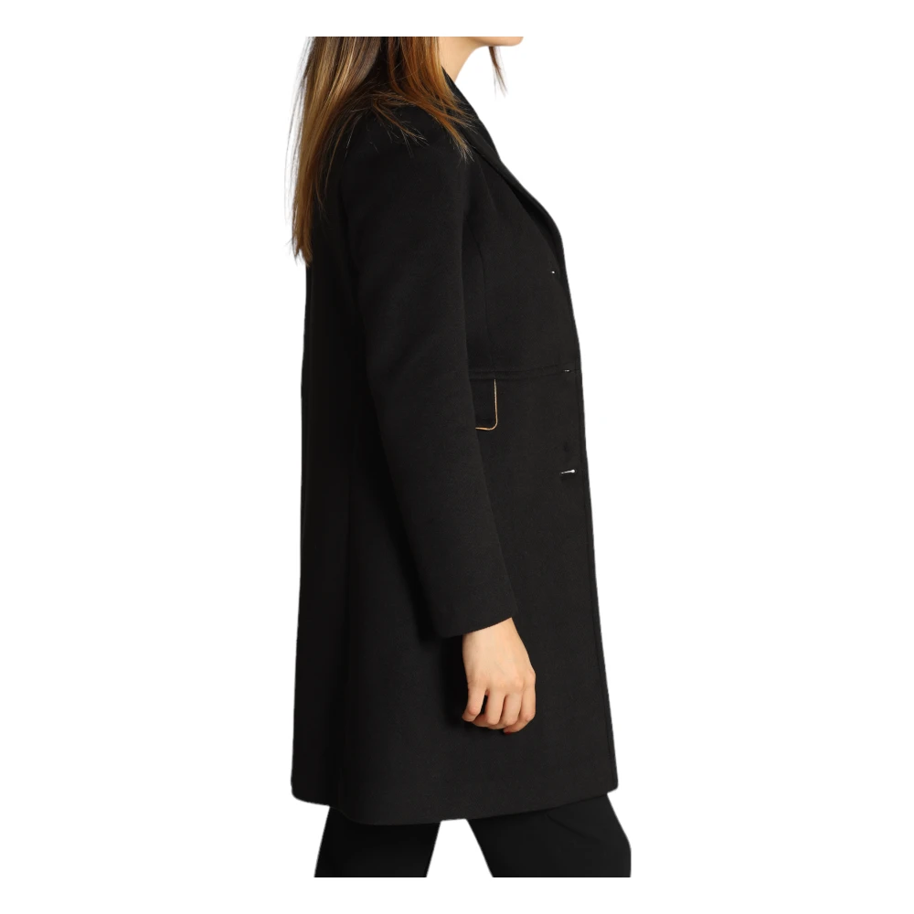 Alviero Martini 1a Classe Zwarte Geo Classic Jas Black Dames