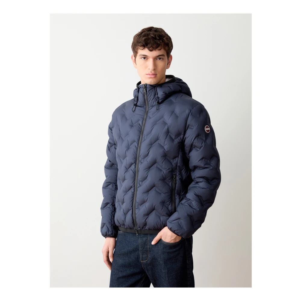 Colmar Blauwe Winterjas met Ritssluiting Blue Heren