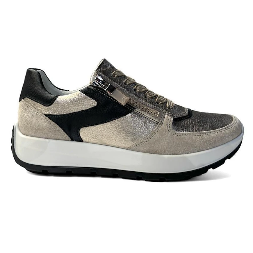 ara Elegante Comfortabele Zwarte Schoen Dames Schoenen Beige