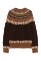 brown-sweater-intarsia-round-neck-wool