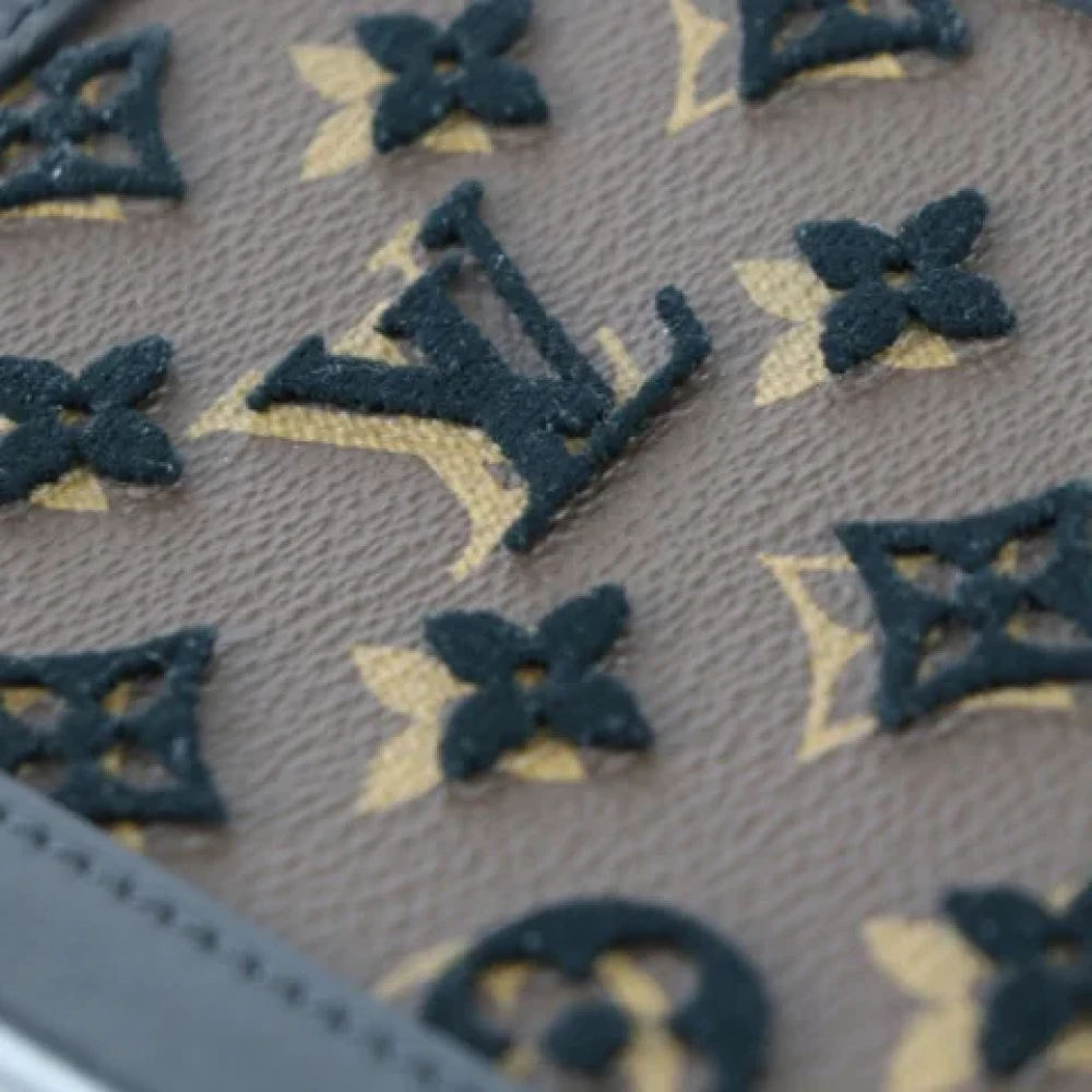 Louis Vuitton Vintage Pre-owned Canvas shoulder-bags Black Dames