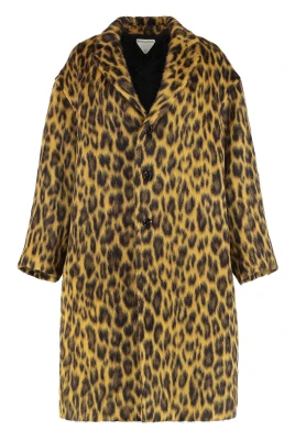 Leopard Print Oversized Coat