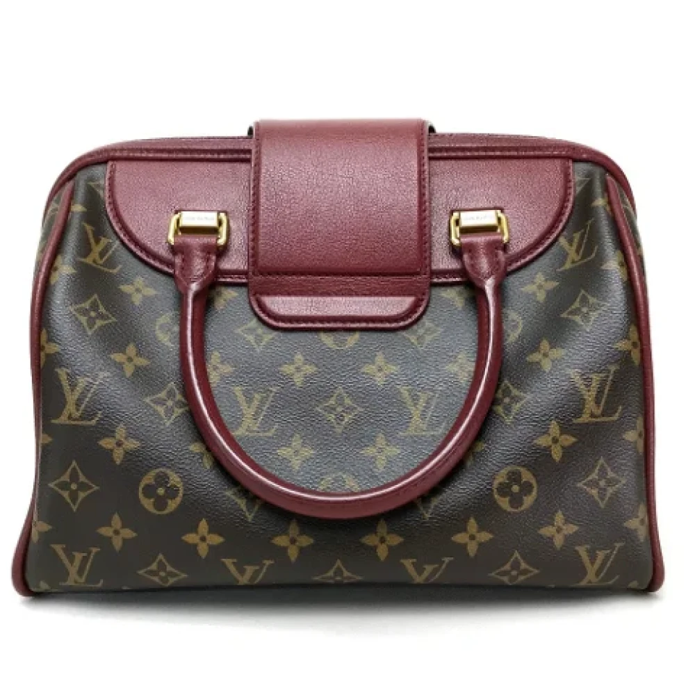 Louis Vuitton Vintage Pre-owned Cotton louis-vuitton-bags Black Dames