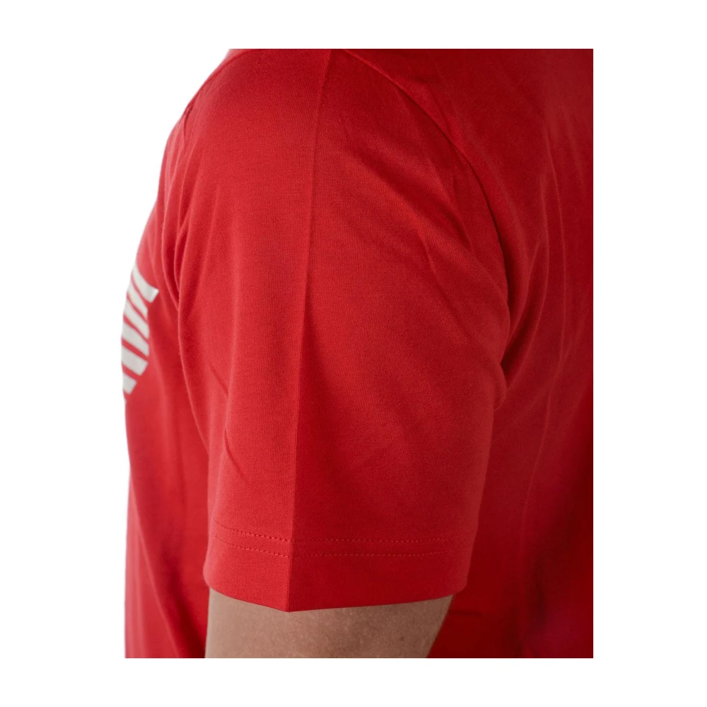 Emporio Armani EA7 Casual Sweatshirt voor Mannen Red Heren