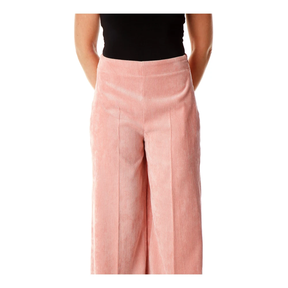 drykorn Wijde Corduroy Broek Pink Dames