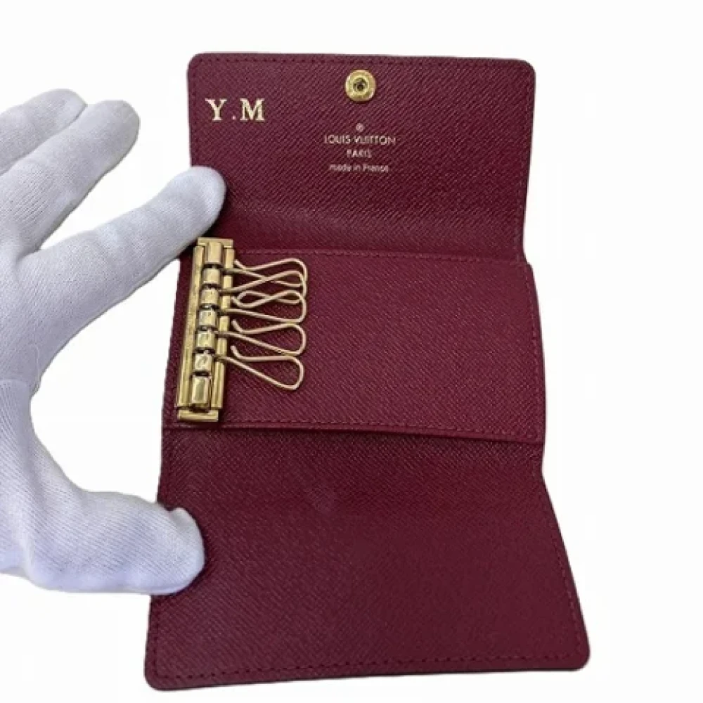 Louis Vuitton Vintage Pre-owned Fabric key-holders Brown Dames