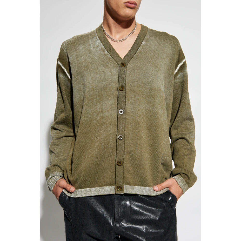Diesel Cardigan K-Larence-Cardigan-B Green Heren