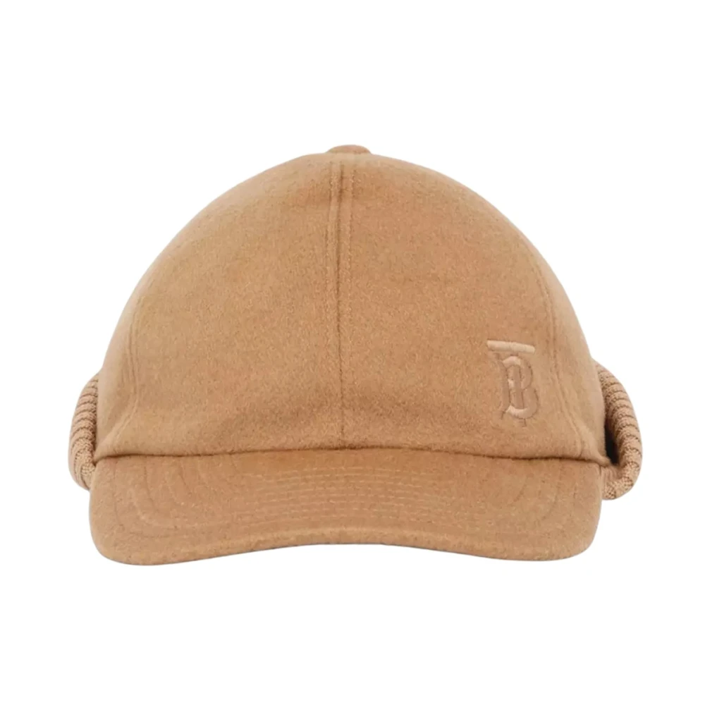 Burberry Kasjmier Beige Pet met Klep Brown Heren