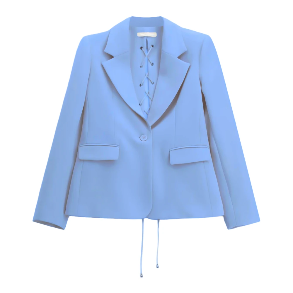 Imperial Women's Blue Giacca - Blazers - S - Jackets