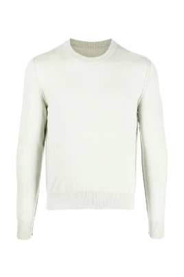 Kashmir Crew-Neck Tröja i Ljus