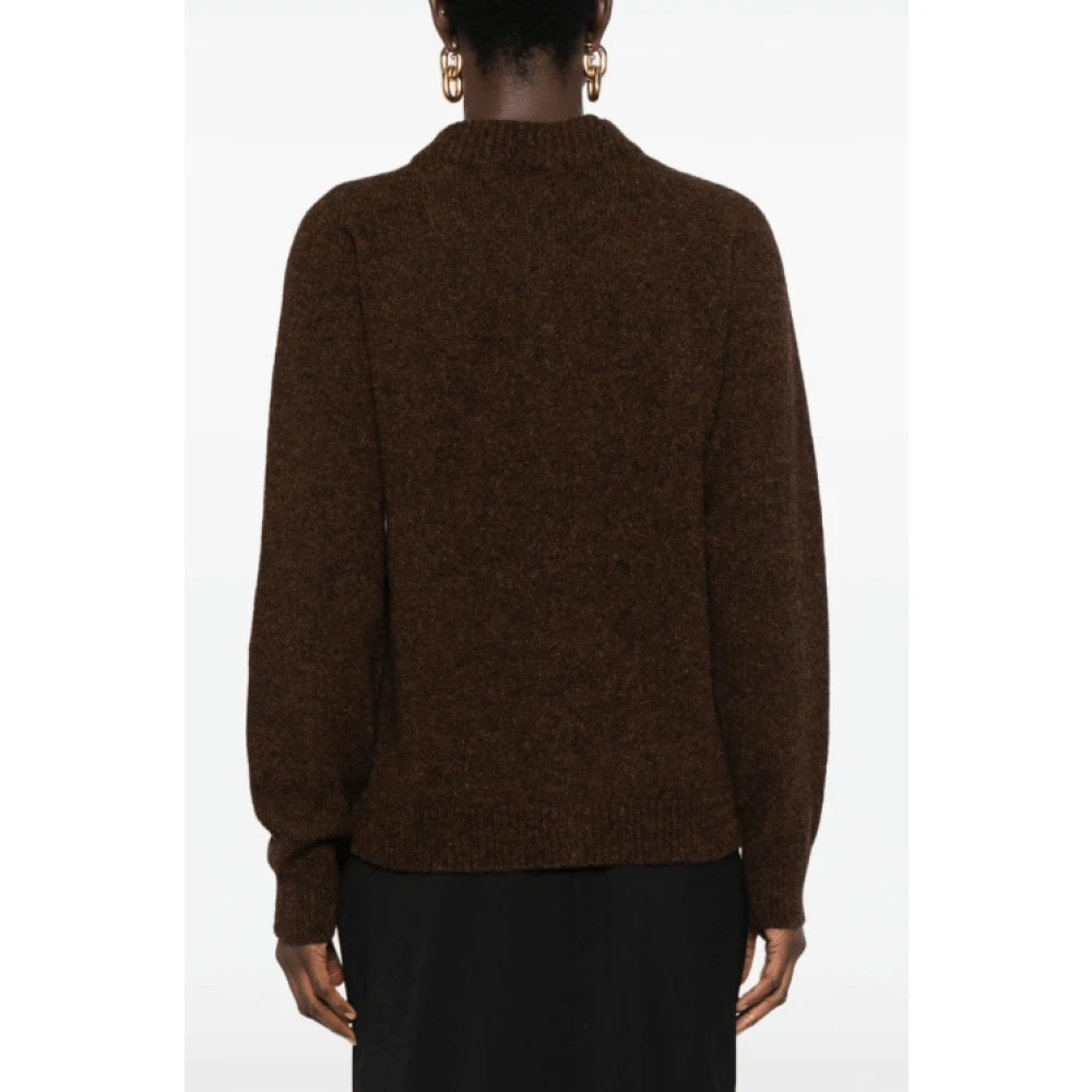 Khaite Kasjmier Bruine Vest met Geborsteld Effect Brown Dames