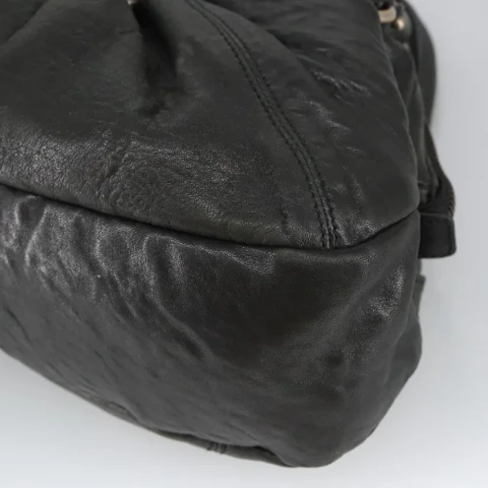 Salvatore Ferragamo Pre-owned Leather handbags Black Dames
