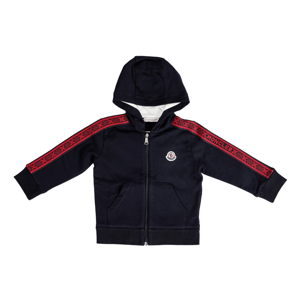 Moncler Barn Hoodie Sweatshirt Blue, Pojke