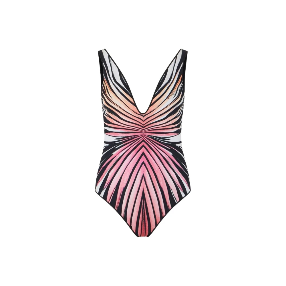 Roberto Cavalli Multicolor Swimsuits, Female, S, Ray Of Paradise Print Swimsuit
