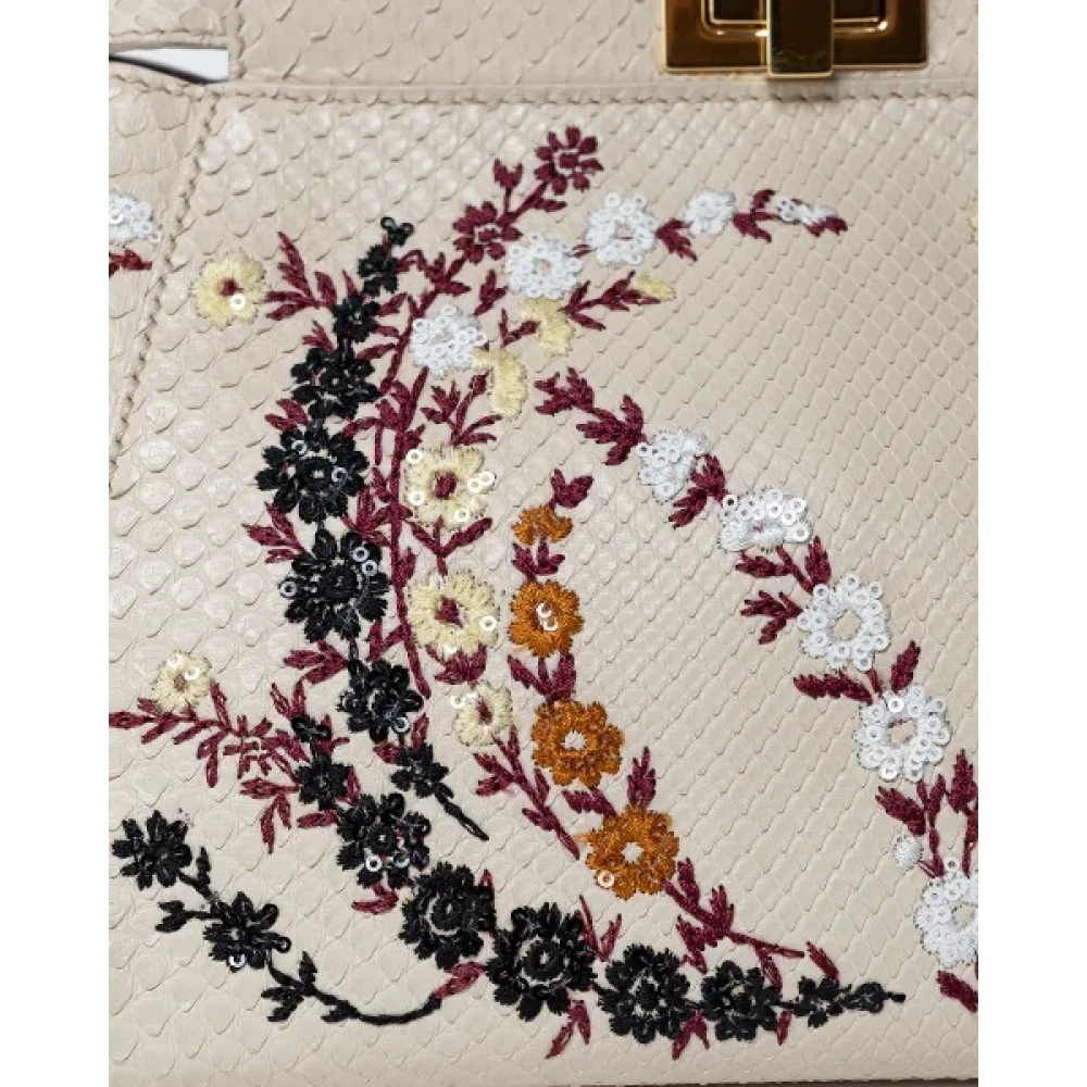 Fendi Vintage Pre-owned Fabric crossbody-bags Beige Dames