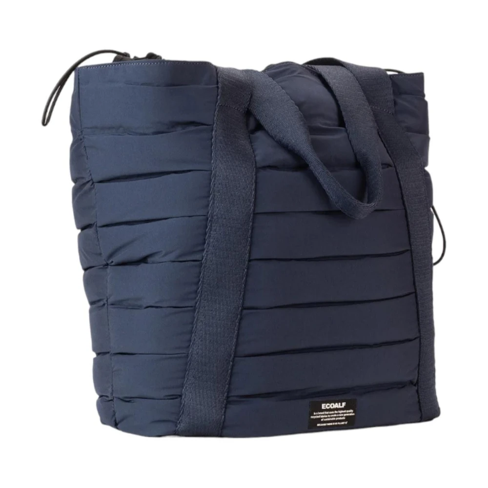 Ecoalf Navy Tote Tas Waterafstotend Stijlvol Blue Dames