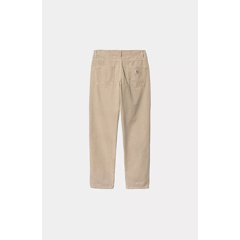 Carhartt WIP Coventry Corduroy Relaxte Tapered Broek Beige Heren