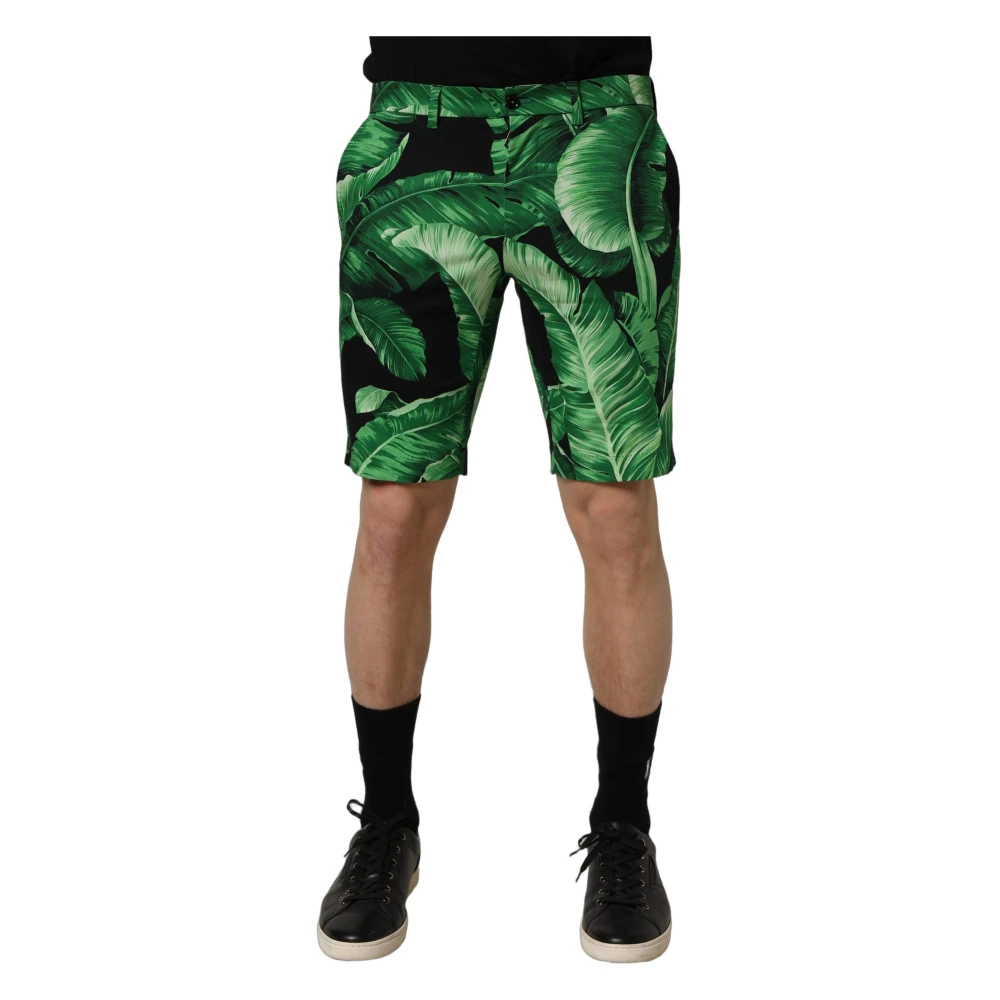 Dolce & Gabbana Men's Green Bermuda Shorts - Casual Shorts - M - Shorts