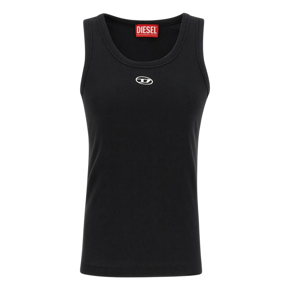 Diesel Vrouw Zwart Tops Dames, Xs, Sleeveless Tops
