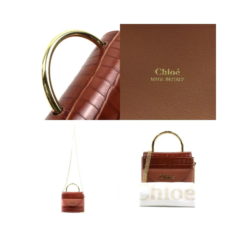 Chloé Pre-owned Leather shoulder-bags Brown Dames