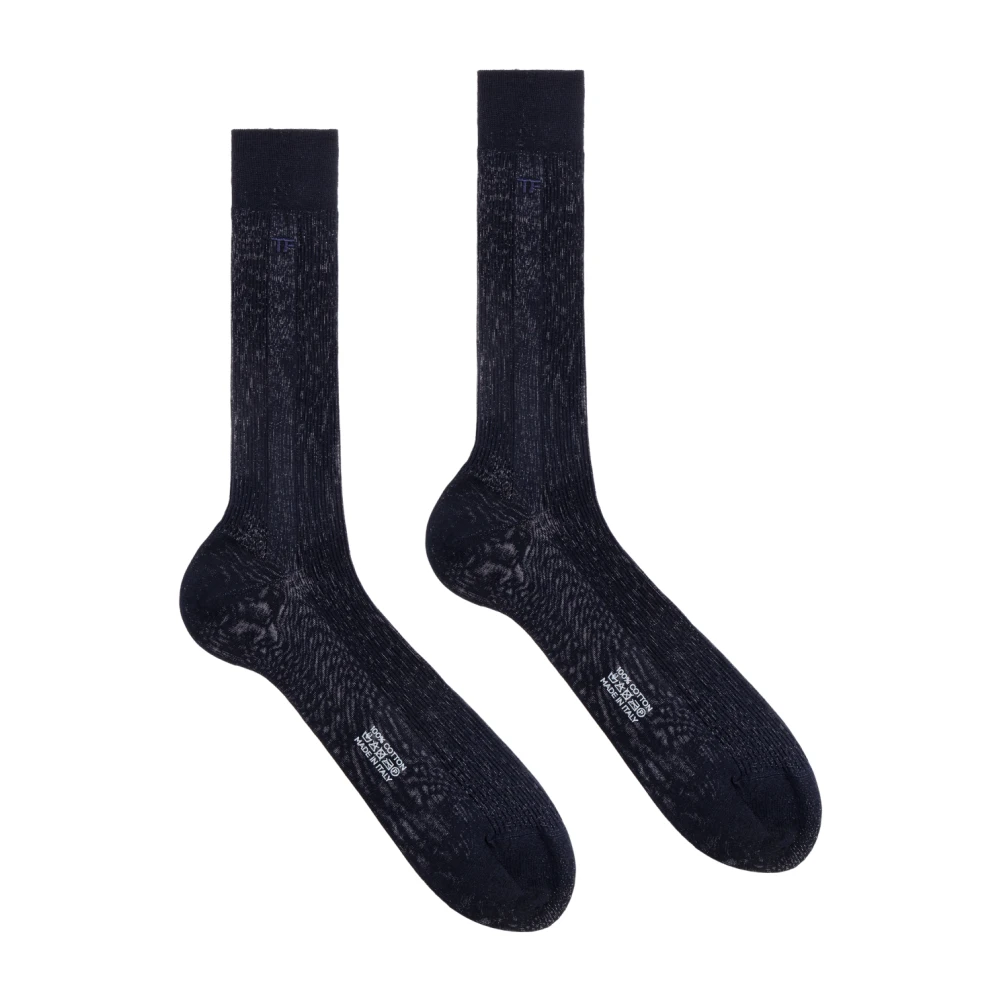 Tom Ford Sokken met logo Blue Heren