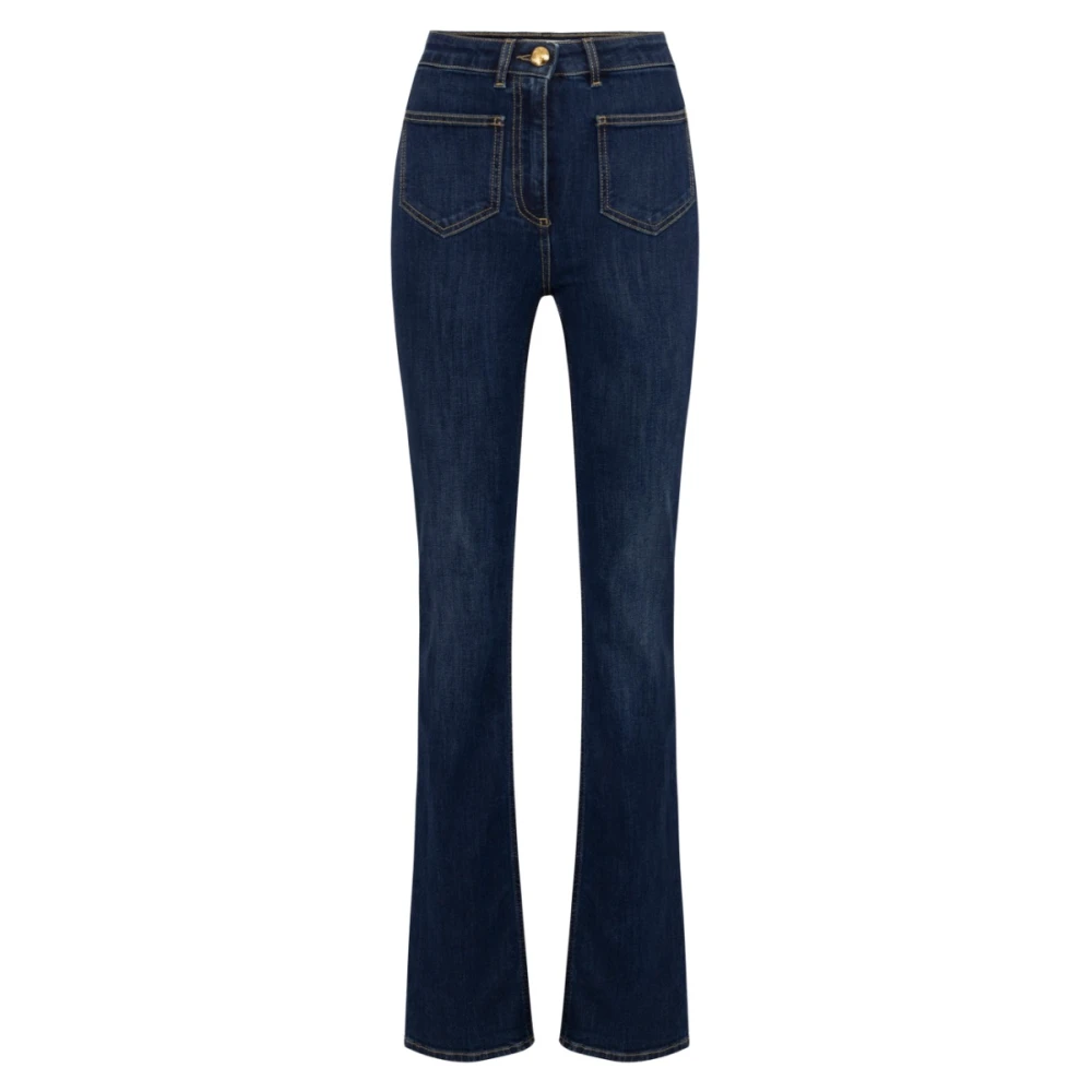 Elisabetta Franchi Blauwe Jeans Pj74S46E2 Blue Dames