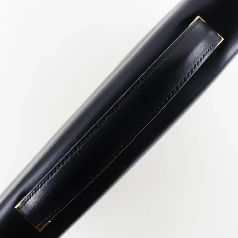 Hermès Vintage Pre-owned Leather briefcases Black Heren